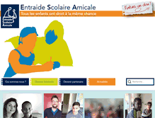 Tablet Screenshot of entraidescolaireamicale.org